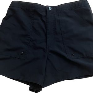 Black swim shorts- lined. Size 10